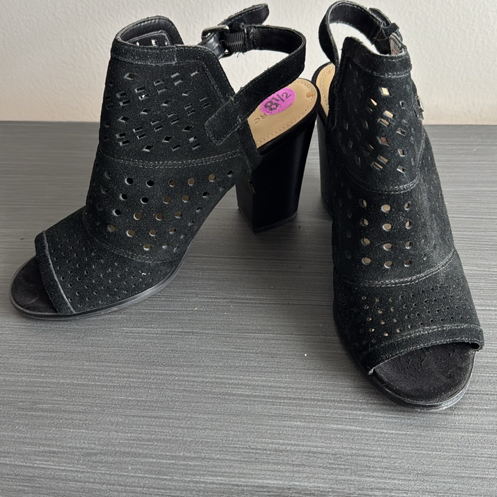 Marc Fisher Sandal Boot Suede Size 8.5
